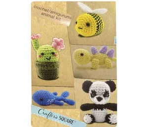Kit de amigurumi de animales de ganchillo crea tu propio juego de manualidades de animales de peluche DE 1 - Imagen 1 de 11