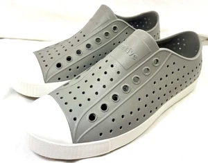 Native Jefferson Fashion Sneaker, Pigeon Grey/Shell White, Men Sz 7/Women Sz 9 - Picture 1 of 11