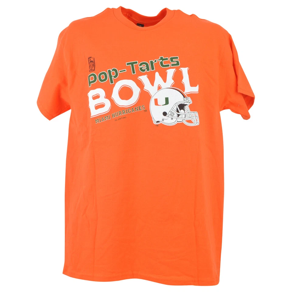 Camiseta NCAA Pop-Tarts Bowl Orlando Miami Hurricanes Adultos Hombre Naranja Foto 1 de 3