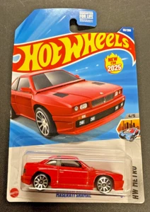 Hot Wheels Maserati Shamal #058 HW '25 Metro 4/5 Rosso VHTF! - Foto 1 di 1