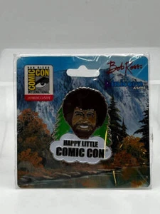 SDCC 2018 Exclusive Bob Ross "Happy Little Comic Con" Pin - Picture 1 of 1