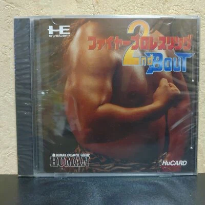 Fire Pro Wrestling 2 NEC PC Engine TG-16 Hu Card Japanese Ver Brand New Sealed - Image 1 of 4