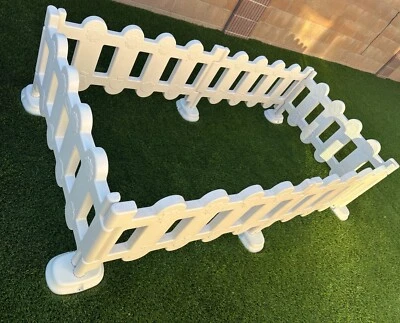 Puerta de juego suave para niños interior/exterior blanca 6 puertas de piezas Foto 1 de 3