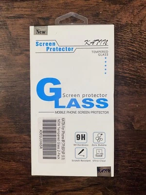 NEW 2-Pack KATIN Tempered Glass Screen Protector for iPhone 8P, 7P, 6SP, 6P - Image 1 of 3