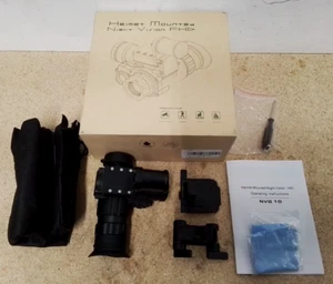 NVG10 Helmet Mounted Night Vision FHD Monocular - Picture 1 of 9