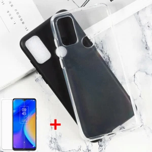 Custodia + copertura pellicola vetro temperato protezione schermo per TCL 20Y 20e 20E 20y - Foto 1 di 9