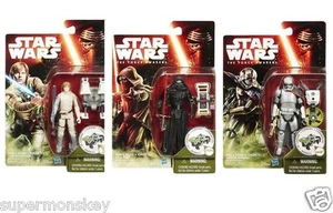 STAR WARS IL RISVEGLIO DELLA FORZA 3,75 POLLICI 3 DI SET FIGURE MISSIONE FORESTALE - Foto 1 di 6