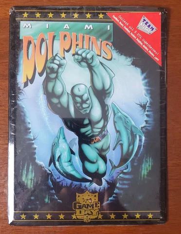 Miami Dolphins - Metal Superhero Sign/Poster - NFL Game Day - New/Sealed Cover