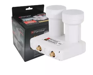 Satélite LNB Monobloque Dorado Twin 0.1dB Opticum Astra HotBird KAMSAT 4K - Imagen 1 de 2
