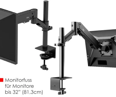 SEHR HOCHWERTIGER MONITORFUSS HYPERX ARMADA FÜR MONITORE 22" 24" 27" 32" #A1 - Bild 1 von 4