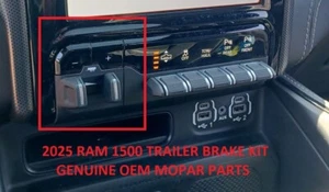 GENUINE MOPAR OEM 2025 ONLY RAM 1500 DT Integrated Trailer Brake Controller Kit - Bild 1 von 6