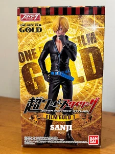Super One Piece Styling Film Gold Series 1 Sanji Plastic Figure Bandai - Foto 1 di 6