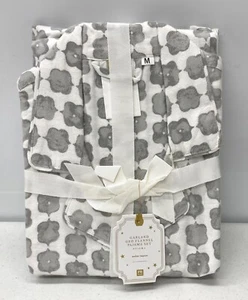 NEW Pottery Barn TEEN Garland Geo Flannel 2-pc. Pajama Set~MEDIUM~Gray - Picture 1 of 1