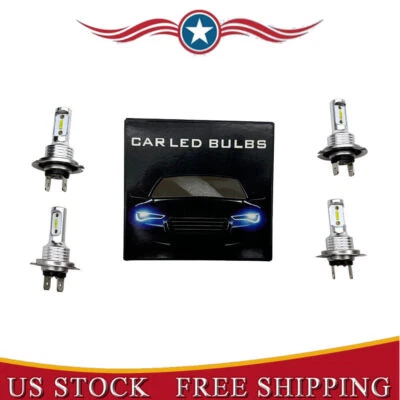 Lâmpadas de faróis de LED H7 4 peças brancas para Volkswagen Tiguan 2021 Highline Sport - Imagem 1 de 4