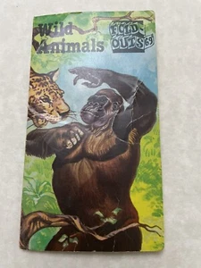 VINTAGE 1981 DRAWING WILD ANIMALS BY Shelley Graphics Ltd. Fold Out Cards - Foto 1 di 10