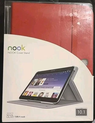 Samsung GALAXY TAB 4 10.1" NOOK Cover Stand - Red - Original Packaging Brand New - Image 1 of 2