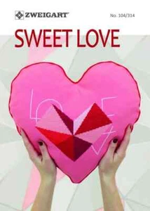 Zweigart pattern book 104 / 314 Sweet love - for cross stitch 24 pages - Picture 1 of 1