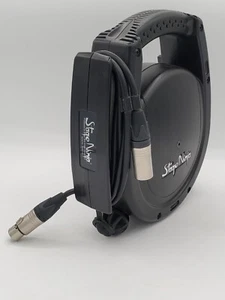 Stage Ninja XLR-25 Male Female Retractable Microphone Cable Reel 25-Feet Total - Picture 1 of 7