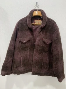 NWT Levi’s Levi Strauss SZ 3XL Vintage Style Sherpa Feel Trucker Snap Up Jacket - Picture 1 of 24