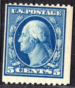 US 1908 COIL STAMP PERF 12 HORIZONTALLY SC. #351 MINT NEVER HINGED F-VF - Picture 1 of 2