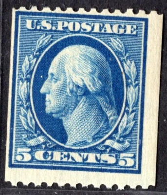 US 1908 COIL STAMP PERF 12 HORIZONTALLY SC. #351 MINT NEVER HINGED F-VF - Image 1 of 2
