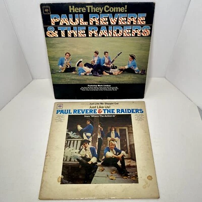 Paul Revere & The Raiders здесь они приходят просто как мы LP лот моно виниловые пластинки - Изображение 1 из 4