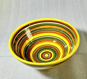 DERUTA~8 Inch Serving Bowl~Italian Pottery~Hand Painted - Picture 1 of 3