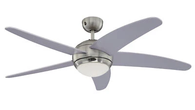 Ceiling fan with light and remote control WESTINGHOUSE BENDAN Silver 132 cm 52" - Image 1 of 4