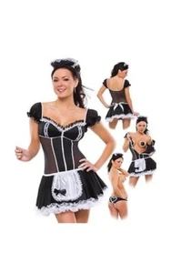 Sexy Maid Costume Women's Sexy Chambermaid Outfit - Picture 1 of 1