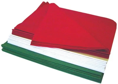 MUSTBEBONKERS CHRISTMAS TISSUE PAPER CRAFT MAKING ~ XMAS SHEETS OF RED / GREEN / WHITE