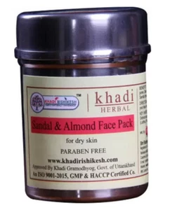 @ Almond Face Pack For Dry Skin 50g - Picture 1 of 6