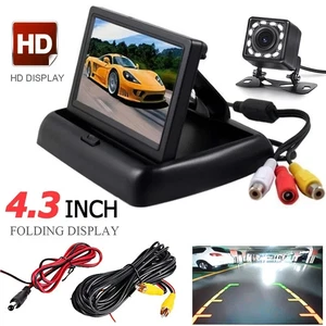 4.3" Folding Car Backup Camera Rearview Display for SUV,Pickup,RV 12V LCD Screen - Picture 1 of 14
