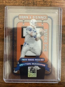 2000 Donruss Down And Distance Peyton Manning /1029 Colts - Picture 1 of 2