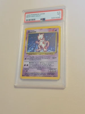 Mewtwo - Pokemon Base Set #10 - Near Mint PSA 7 - Original Legendary - Image 1 of 4