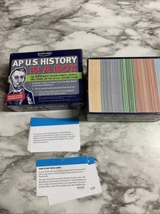 AP U.S History Flash Cards For Studying / Quizzing Kaplan Publishing - Picture 1 of 7