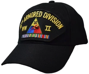 16TH ARMORED DIVISION WW II*EMBROIDERED CAP/HAT ARMY OFFICIALLY LICENSED - Picture 1 of 5