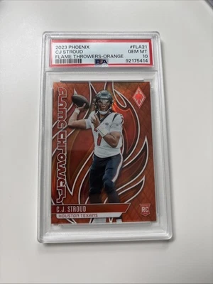 2023 Panini Phoenix - Flame Throwers C.J. Stroud #FLA-21 Orange /99 (RC) - Image 1 of 2