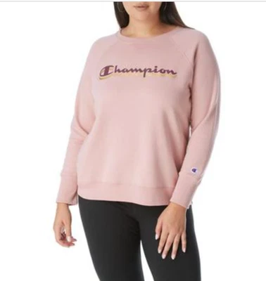 Champion Powerblend Pullover Sweatshirt Womens 3X  Fleece Graphic Crewneck XXL - Image 1 of 4