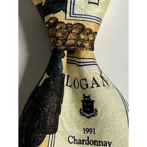 Robert Talbott Best Of Class Men's Tie Gold Wine USA Made Silk Designer Necktie - Picture 1 of 7