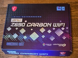 Placa madre MSI MPG Z690 CARBONO WIFI Socket LGA 1700 Intel compatible con DDR5 - Nueva - Imagen 1 de 4