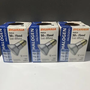 2 Sylvania PAR20 Capsylite 30 degree 50W Flood bulbs - Picture 1 of 6
