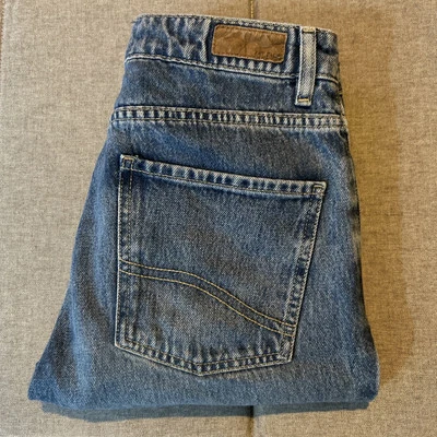 Fat Face Women Mom Blue High Rise Eco Denim Jeans Size UK 8 Long (W29” L31”) - Image 1 of 4