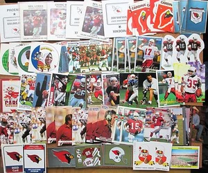 1988-95 Arizona Phoenix Cardinals 840+ misc stickers cards Rub-offs discs etc - Picture 1 of 5