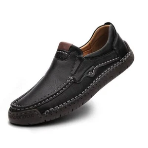 Herren Freizeitschuhe bequeme atmungsaktive Halbschuhe flache Slipperschuhe 48 - Bild 1 von 15