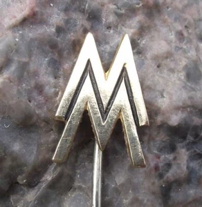Insignia de alfiler de colección Leipzig Messe Alemania Oriental exposición feria MM logotipo - Imagen 1 de 7