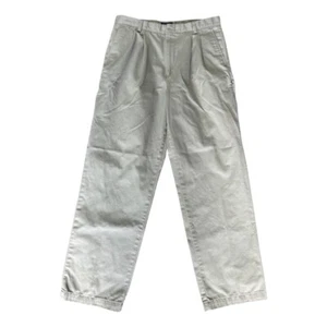 Dockers Mens Khaki Pants 32 X 31 Tan Straight Leg 100% Cotton Pleated Casual - Picture 1 of 3