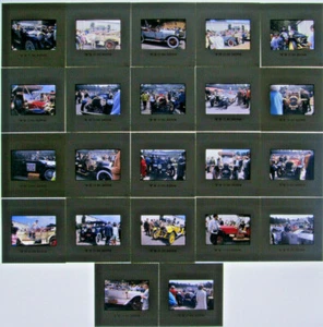Vintage 1960s Auto Meet Color Slides Lot of 22 Mixed Vehicles - Picture 1 of 11