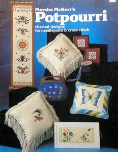 MARSHA McKERR'S POTPOURRI CHARTED DESIGNS NEEDLEPOINT & CROSS STITCH SPC452 - Picture 1 of 2