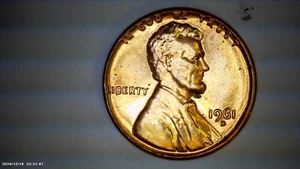 1961 d penny error - Picture 1 of 3
