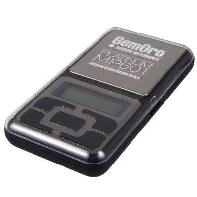 GEMORO PLATINUM GRAM POCKET SCALE MP601 600g x 0.1g - Image 1 of 4